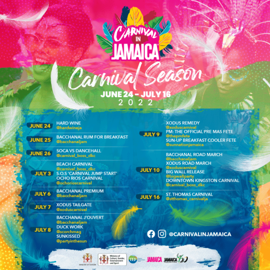 Jamaica’s Big Events in July & August 2022 Experience Jamaique